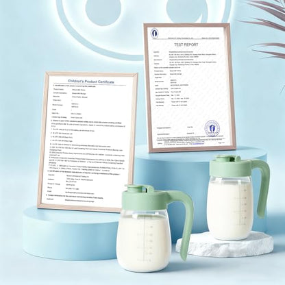32oz Breast Milk Storage, Breastmilk Pitcher with Lid (199mm) | Heat and Cold Resistant, Leak-Proof Container, for Preparing Baby Bottles, Large Mouth for Easy Cleaning & Storage - style: 199mm