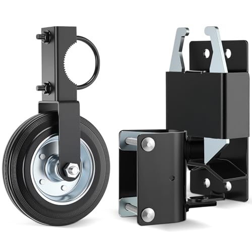 2 Way Farm Gate Latch 6" Gate Support Wheel for Metal Tube Gates