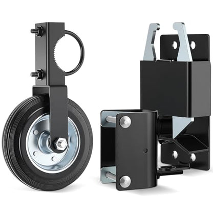 2 Way Farm Gate Latch 6" Gate Support Wheel for Metal Tube Gates