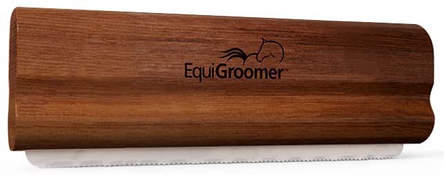 EquiGroomer 5-Inch Undercoat Deshedding Brush for Dogs & Cats, Mahogany - color: Mahogany, size: 5 Inch