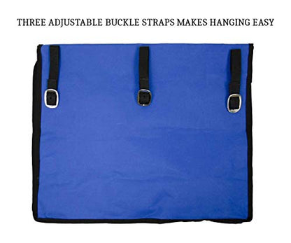 Derby Originals Premium Horse Blanket Storage Bag with Mesh Pockets - Includes Four Desiccant Pouches to Keep Blankets Fresh - color: Black