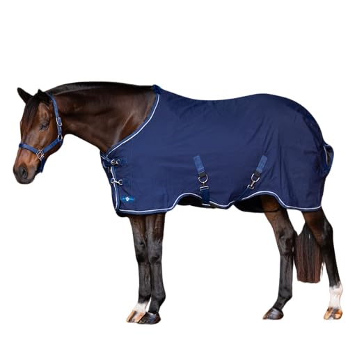 Kensington Poly Cotton Stable Sheet Pony Fit - color: B- Navy, size: 69"