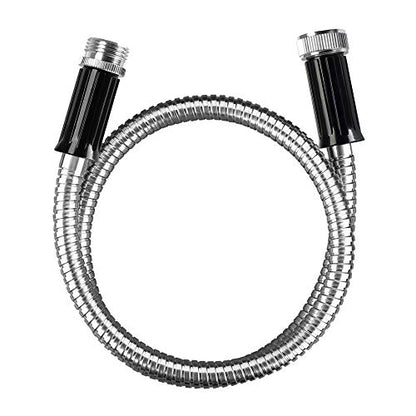 Beaulife Metal Short Garden Hose 3ft Connectors, Drainage Hose for Dehumidifier Small Water Hose Extension High Pressure Bib Reel Extender, Drinking Water Hose for RV Outdoor - size: 3Ft