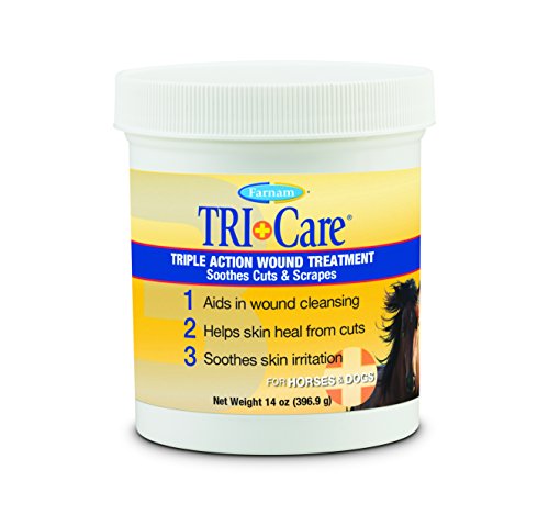 Farnam Triple Action Wound Treatment | For Horses, Ponies and Dogs | 14 oz - size: 14 oz