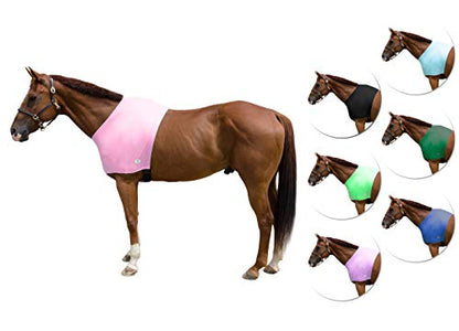 Derby Originals Lycra Stretch Horse Shoulder Guard - color: Soft Pink