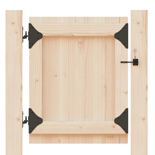 Anti Sag Gate Frame Kit Fence Gate Kit Heavy Duty 90 Degree Right Angle Gate Hinges,Gate Hardware Kit with Gate Latch for Wooden Fences,Gate Corner Brace Bracket for Driveway Gates,Shed Door,Deck Gate