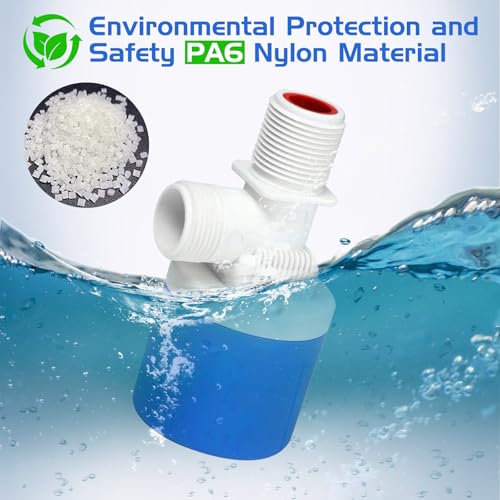 2 Pack 1" Water Float Valve For Water Tank Water Trough Pool Livestock - size: 1" Top Inlet (2 Pack)