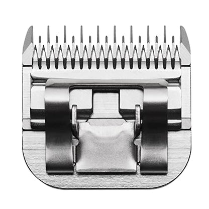 Andis 72625 UltraEdge Skip-Tooth Blade, Size 4, 3/8in Cut, Chrome | Fits Andis, Conair, Oster & Wahl detachable dog clippers, rockwell 65 hardness, rust-resistant - style: 4 Skip Tooth Blade (Pack of 1)