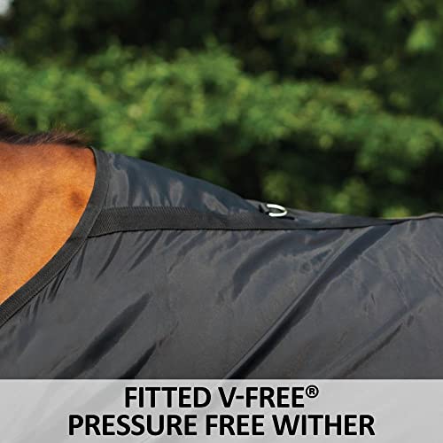Schneiders Dura-Nylon V-Free Horse Sheet Liner | Enhances Horse Comfort | Boosts Coat Shine | Prevents Rubbing | Easy to Add | Contour Fit for Stable Use - size: 80