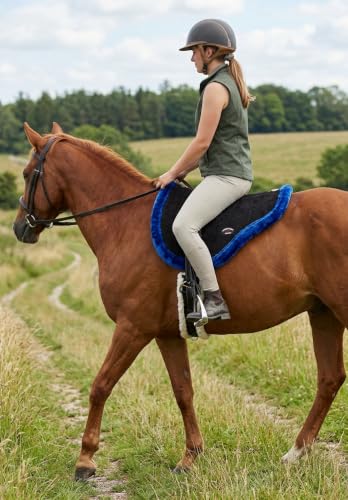 CHALLENGER Suede Bareback Pad - Fleece Lined