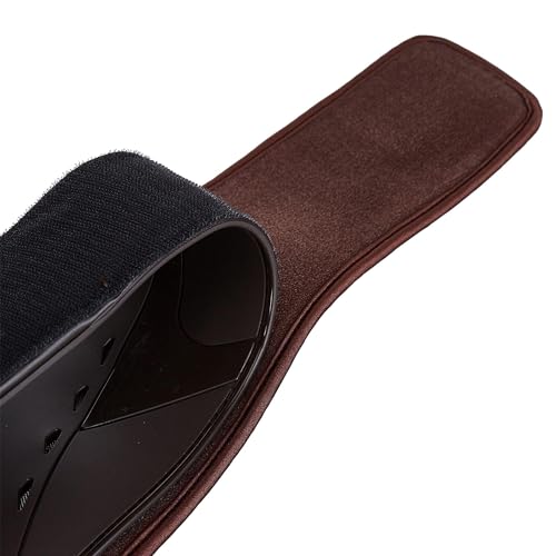 PROFESSIONAL'S CHOICE VenTECH Contoured Horse Jump Girth - color: Chocolate, size: 48"