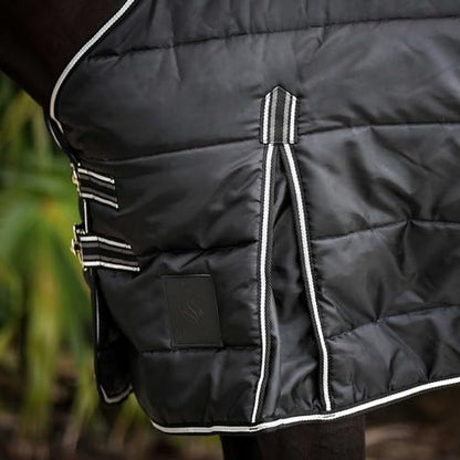 Equinavia Norse Gusseted Stable Blanket 200g - Black - 72 in - size: 72 in