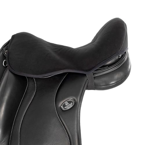 Acavallo Air Plus Gel Seat Saver Dri-Lex, 10 mm, Medium, Black - size: Medium