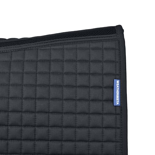WeatherBeeta Prime Air-Tec Dressage Saddle Pad - color: Charcoal, size: Large