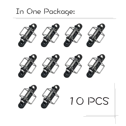 KuGuo Electric Fence Tape Connector, 10 Pack for Polytape Repair