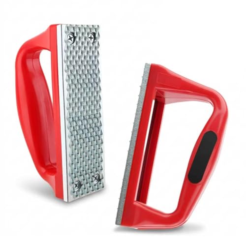 2Pcs Hoof Rasp File, Ergonomic Grip Portable Farrier Rasp, Hoof Trimming Tool for Ponies, Goats, Pigs, Donkeys and Small Animals