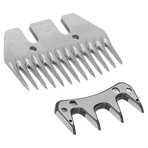 Wool Clippers Replacement Blade, Sheep Shears Blade High Carbon Steel Straight 13 Tooth Electric Wool Cutter Goat Clipper Scissor, nozzles