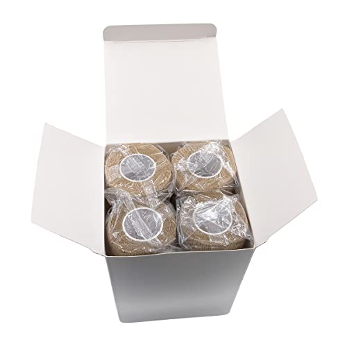 Self Adhesive Bandage Multi Size, Cohesive Medical Tape, Breathable Waterproof Elastic Athletic Non-Woven Bandage, 8 Rolls Sports Wrap Tape for Wrist and Ankle - size: Mix Size - 8 Rolls