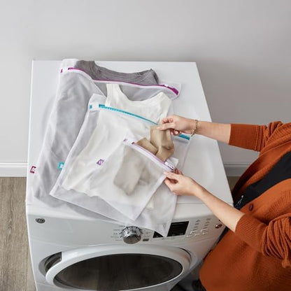 Laundry 360 Sanitized Treated 3 Piece Mesh Wash Bag