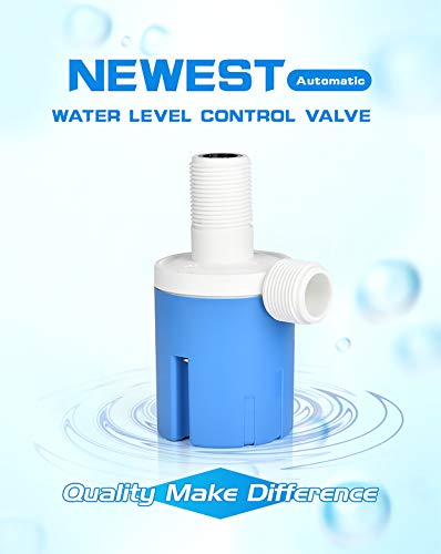 Automatic Float Valve for Water Tank - Auto Pot & Aquarium, 2PCS (3/4'' Top Inner) - style: 3/4'' Top Inner