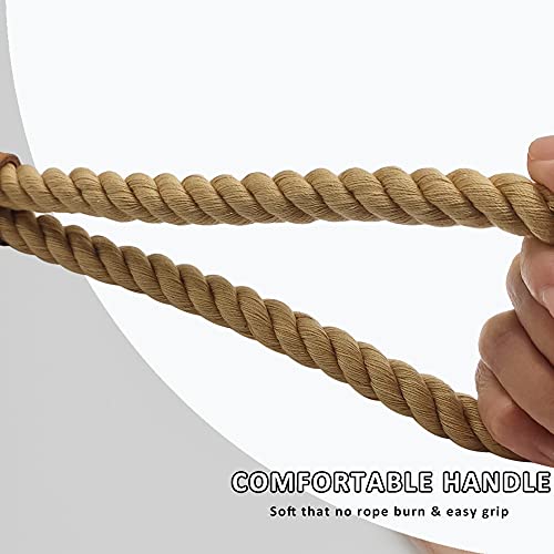 BTINESFUL 3/5/10ft Braided Rope Cotton Dog Leash for Large Medium Dogs - color: brown, size: 10 Foot (Pack of 1)