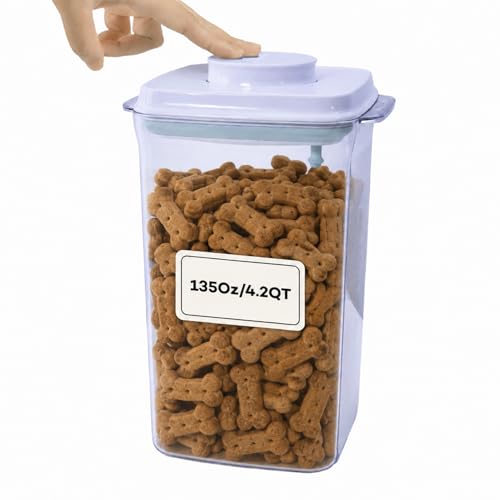 Bop Top Airtight Food Storage Containers | Pop-Top Lid | 16.5 Cups / 135 Oz - color: Single: 135 oz