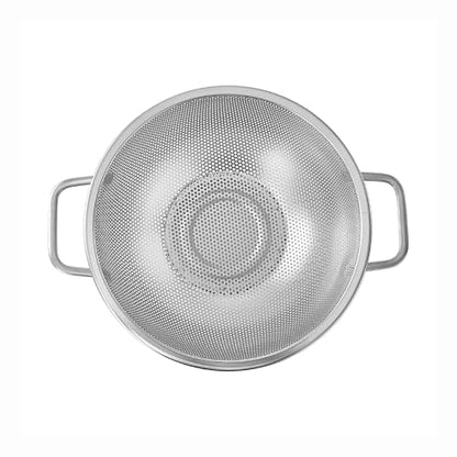 Fox Run Stainless Steel Colander, Medium 3 Quart Pasta Strainer - size: 3 Quart, Standard