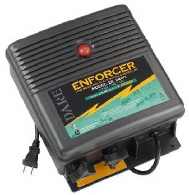 Dare Products Enforcer 110 volt Electric-Powered Fence Energizer 600 acres Black