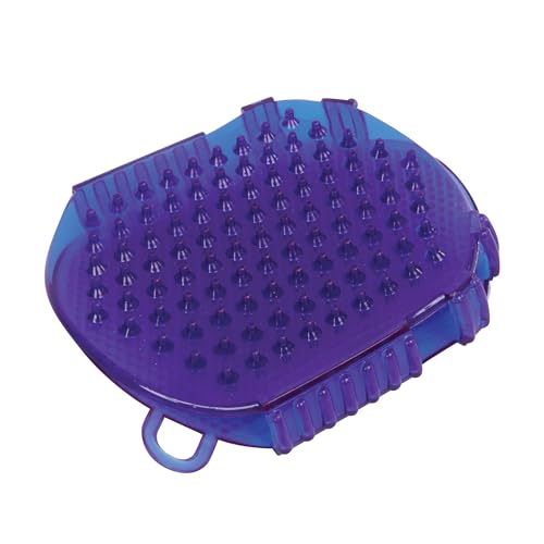 ROMA Glitter Double Sided Massage Mitt - color: Purple
