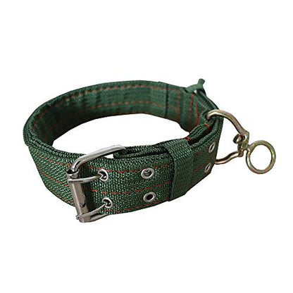 Adjustable Four-Layer Nylon Thickened Cow Collar with 2-Rows Metal Buckle and Traction Chain for Horse, Sheep, Cattle, Dog, Camel (28.7inch) - color: 28.7inch