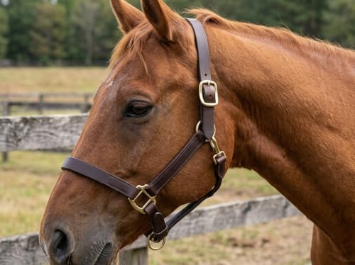 Intrepid International 1" Leather Replacement Crown - Horse, Brown - color: Brown, size: Average