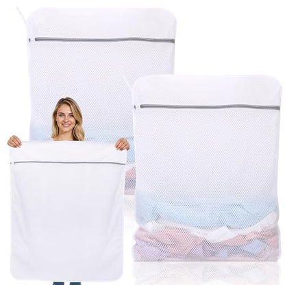 Dntorx 2 Pack XXX-Large Mesh Laundry Bags for Delicates, 35 x 43 Inches - size: 2 XXX-Large