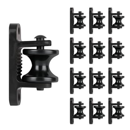 12pcs Wood Post Roller Insulators, Corner Insulators