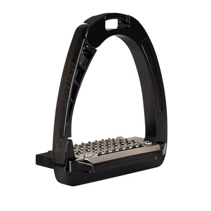 Acavallo Alupro Junior Stirrups, One Size, Black, Set of 2 - color: Black