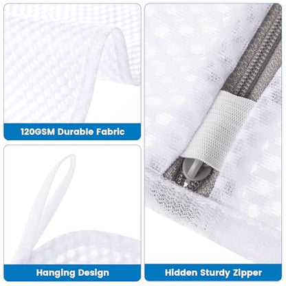 Dntorx 4 Pack X-Large Mesh Laundry Bags for Delicates, 20 x 24 Inches - size: 4 X-Large