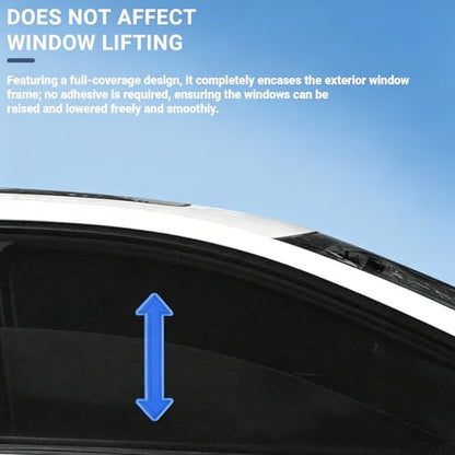 4 PCS Car Window Sun Shade Cover, Breathable Mesh Side Window Sunshades, UV Glare Protection Privacy Screens, NewCar Window Screens, Cover Full Window Universal for Most Cars SUVs