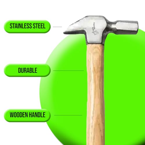 3 PCS Farrier Horse Hoof Care Kit – Professional Hoof Nippers, Clincher & Hammer – Trimming, Shoeing & Hoof Maintenance Tools for Horses, Ponies & Donkeys – Durable Steel Blacksmith Farrier Tool Set