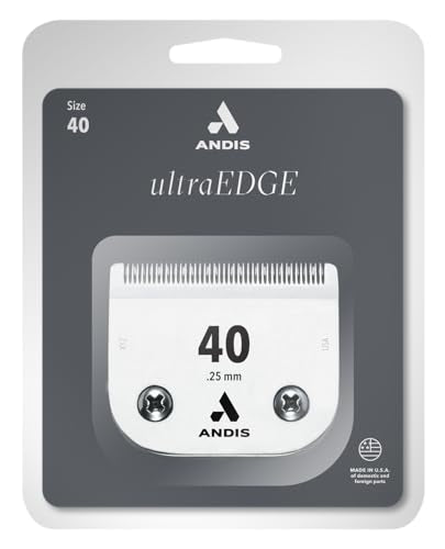 Andis 64076 UltraEdge Detachable Blade, Size 40, 1/100in Ultra-Close Cut - style: 40 Blade (Pack of 1)