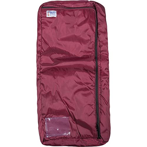 Dura-Tech Padded Halter for Horses and Bridle Bag | Color Burgundy | Protects Halter and Bridles | Easy Access Heavy-Duty Zipper | Secure Strap Design | Water-Repellent and Durable | Ideal for Awards - color: Burgundy