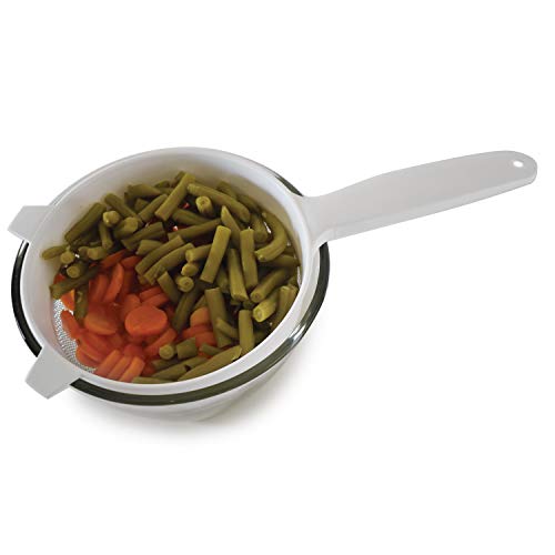 Norpro 2136 Stainless Steel Strainer, 6", White - size: 6"