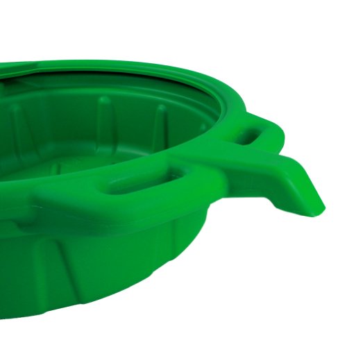 Capri Tools CP21023 Portable Oil Drain Pan, Anti-Freeze, Green - color: Green