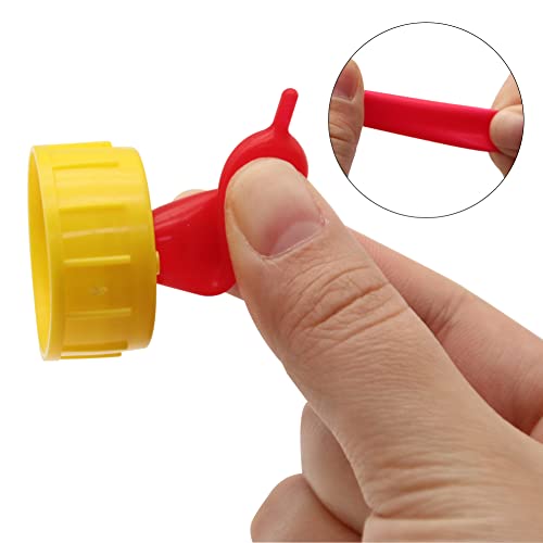 Goat Nipple 25Pcs Cow Calf Milk Drink Nipple Soft Silicone Goat Milk Bottle Topper Feeding for Sheep Goat Pup Dog Farm Supplies (Yellow) - color: Yellow