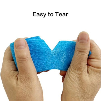 36 PCS Self Adhesive Bandage Wrap 2" X 5 Yards Elastic Cohesive Bandage Wrap Bandage Wrap Rolls Elastic Self-Adherent Tape for Stretch Athletic, Sports, Wrist, Ankle (Skin - color: Skin
