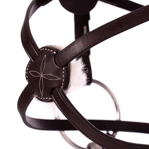 Equinavia Saga Adjustable Padded Fancy Stitched Figure 8 Bridle with Reins - size: Horse