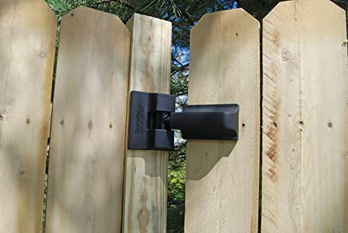 Barrette Outdoor Living Heavy-Duty Modern Wrap Hinge Kit, Black(2 Pack)