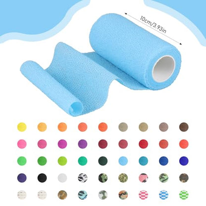 45 Pack Self Adhesive Bandage Wrap, 4" x 5 Yards Cohesive Bandage