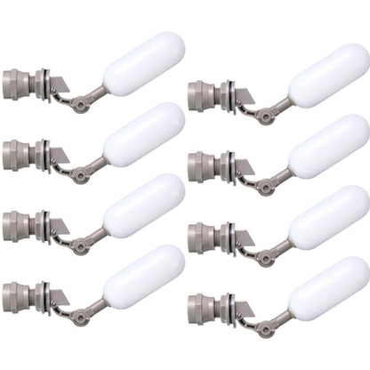 Mudder 8 Pack 1/2 Inch Mini Float Ball Valve with Adjustable Arm