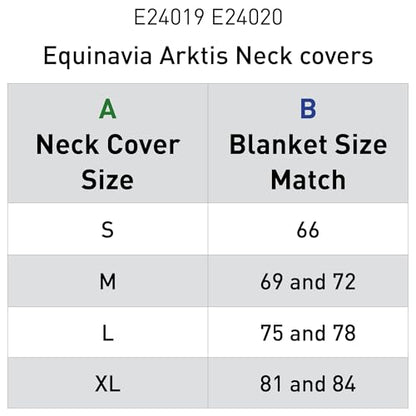 Equinavia Arktis Turnout Neck Cover No Fill | 1200 Denier - Carbon Gray - M - color: Carbon Gray, size: M