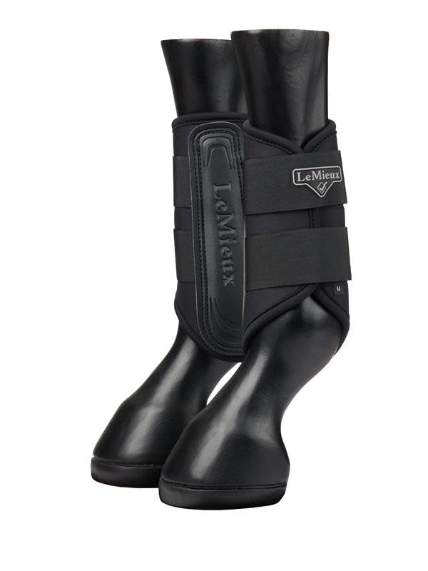 LeMieux Carbon Mesh Wrap Support Horse Boots - Protective Gear and Training Equipment - Equine Boots, Wraps & Accessories - color: Black