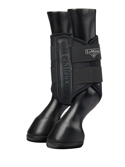 LeMieux Carbon Mesh Wrap Support Horse Boots - Protective Gear and Training Equipment - Equine Boots, Wraps & Accessories - color: Black